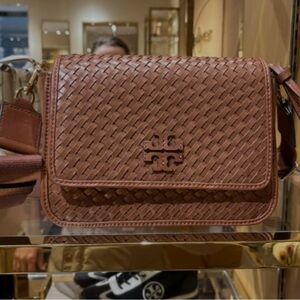 Tory Burch Thea Woven Crossbody Bag